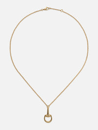 Horsebit Necklace,GUCCI FINE JEWELRY,YELLOW GOLD,Image 1