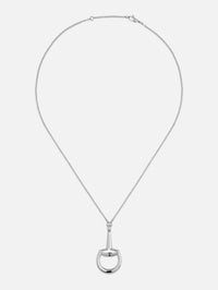 Horsebit Diamond Pendant,GUCCI FINE JEWELRY,WHITE GOLD,Image 2