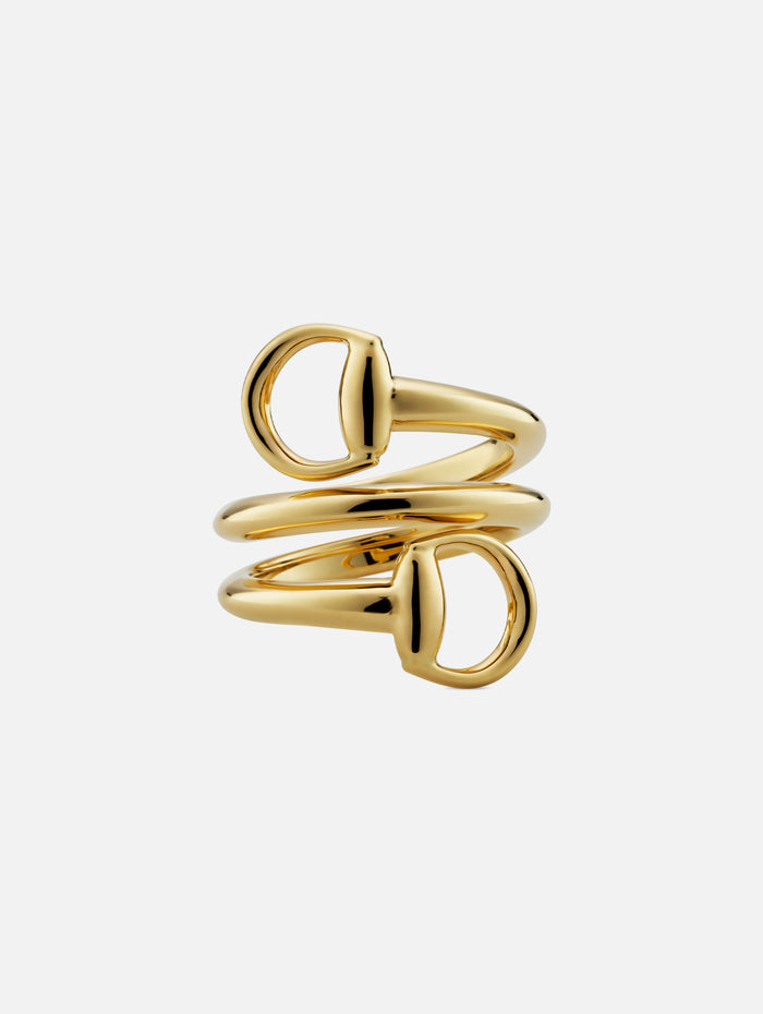 Horsebit Ring,GUCCI FINE JEWELRY,YELLOW GOLD,Image 1