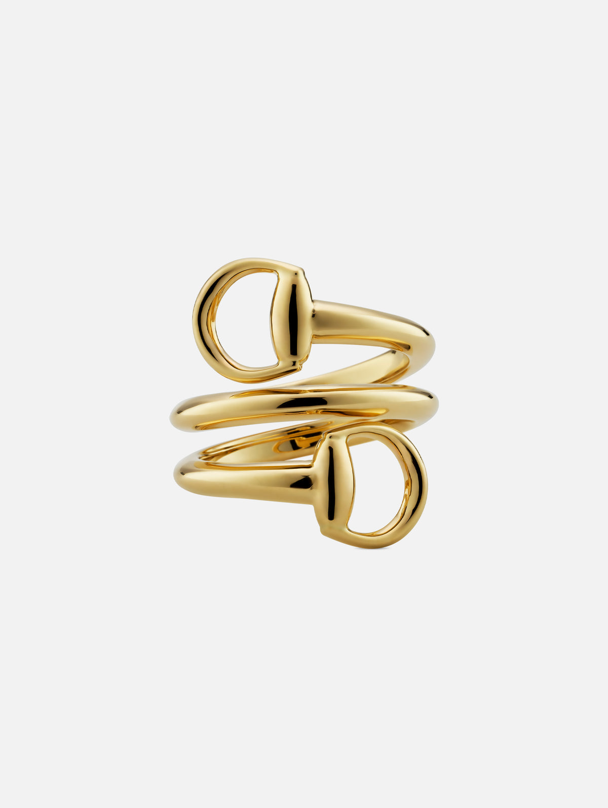 Horsebit Ring,GUCCI FINE JEWELRY,YELLOW GOLD,Image 2