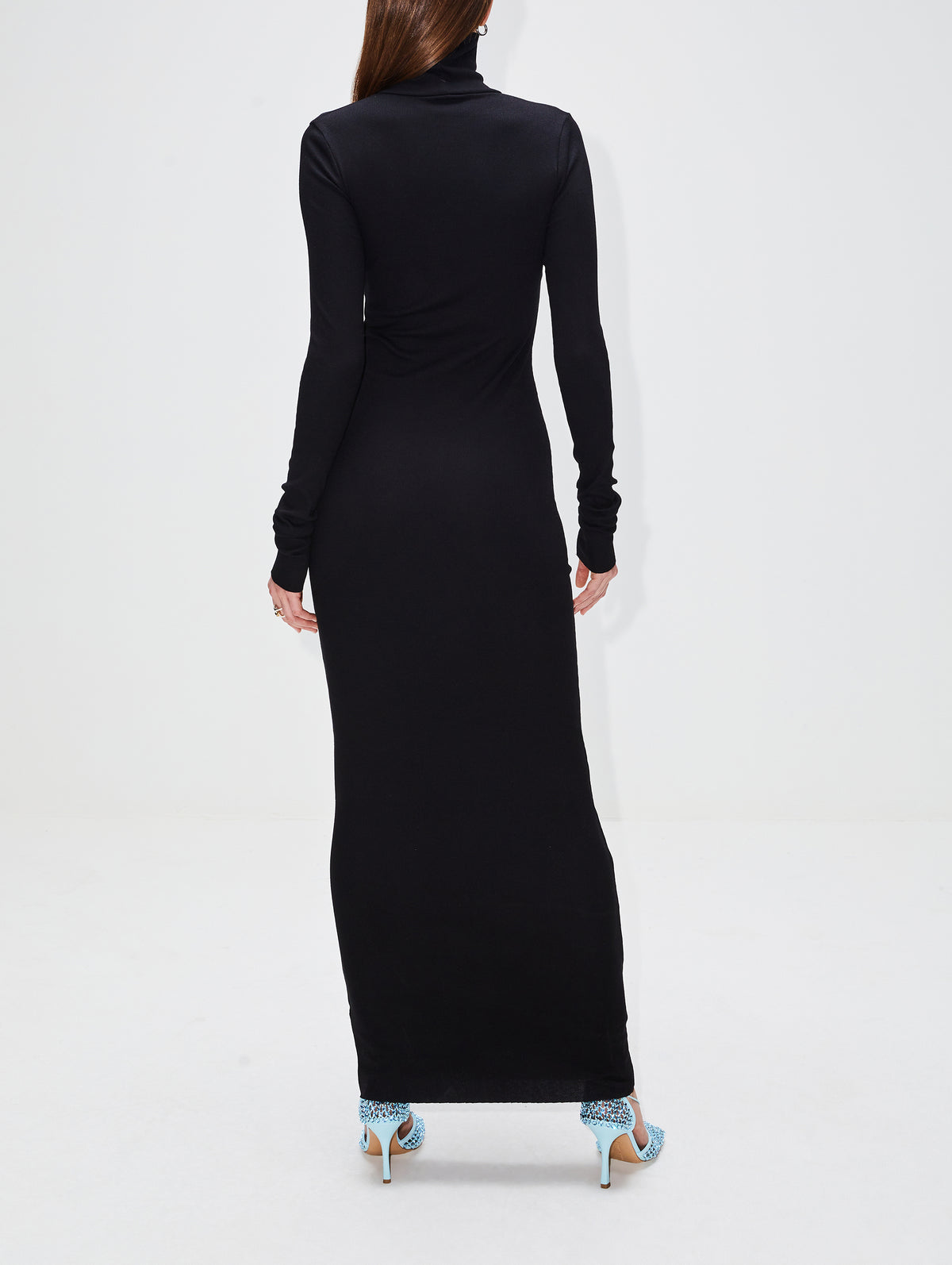 Eterne Turtleneck Maxi Dress - Black