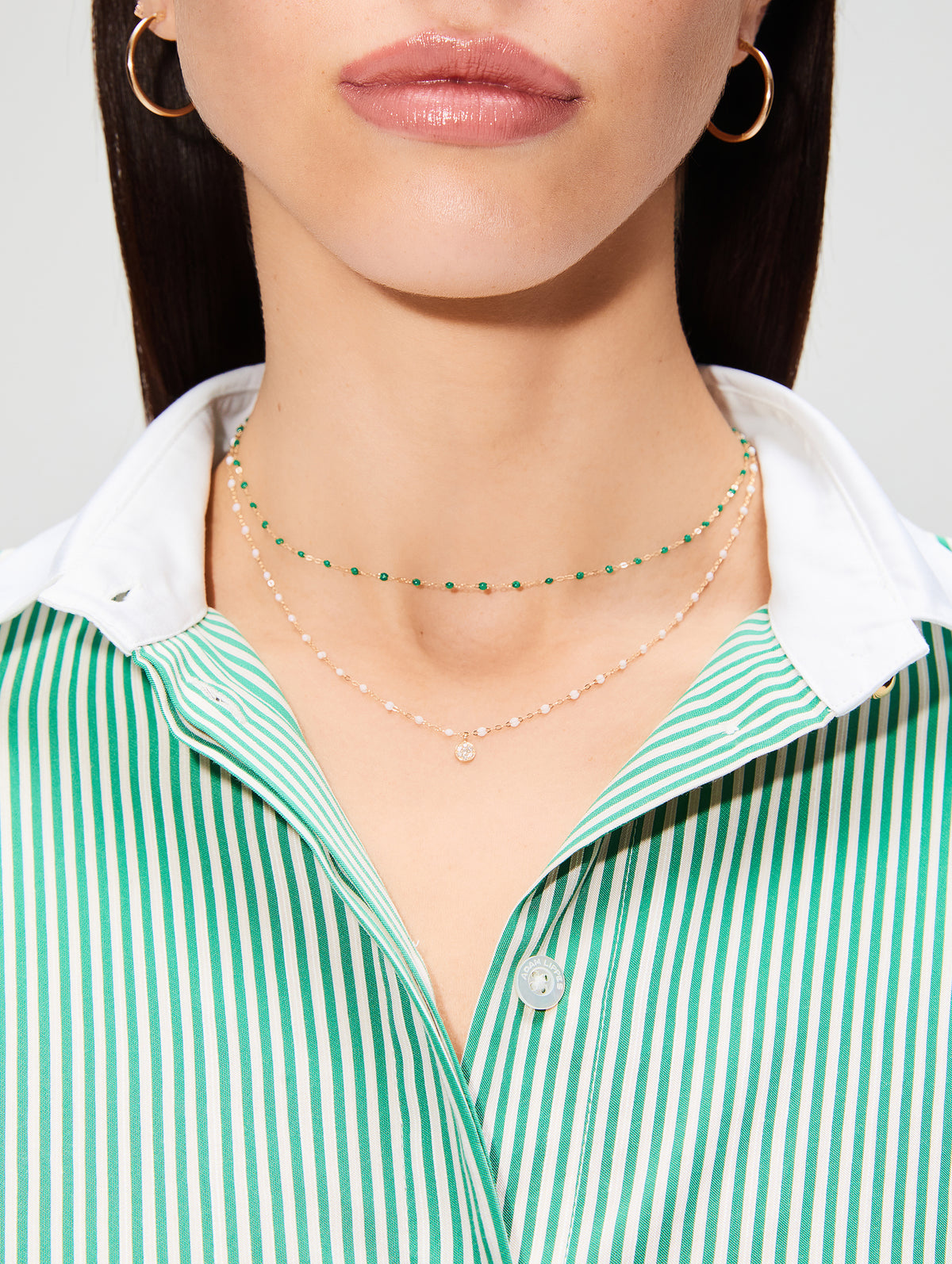 Classic Gigi Anis necklace, Rose Gold, 19.7 – Gigi Clozeau - Jewelry