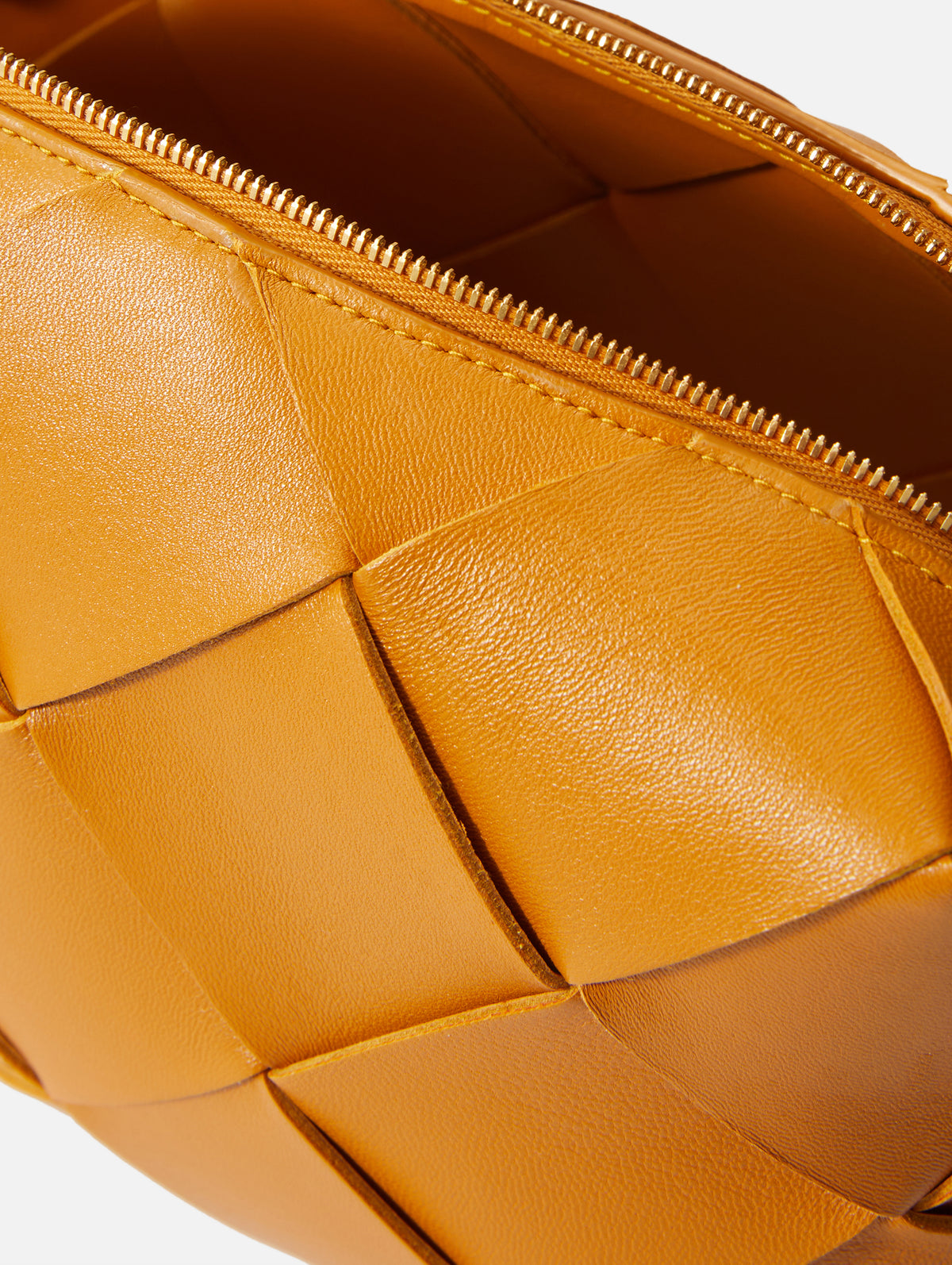 Bottega Veneta Yellow Intrecciato Leather Maxi Veneta Hobo Bag Bottega  Veneta