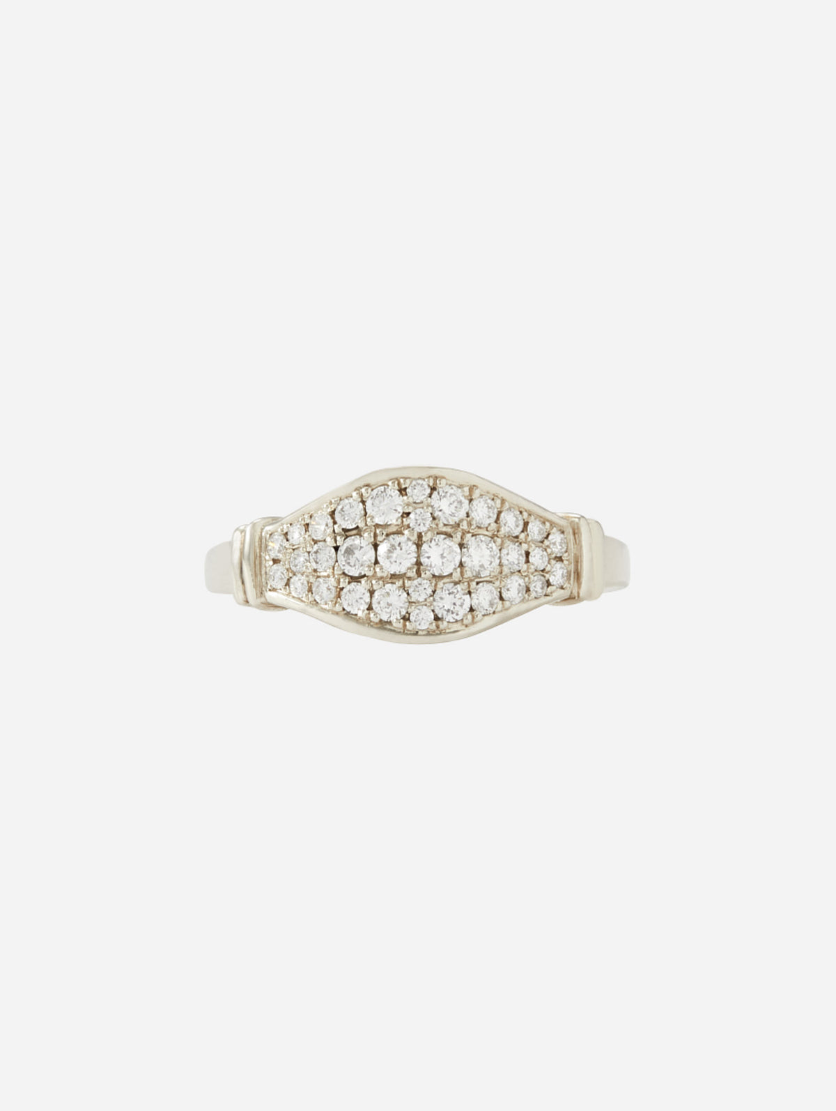 Maia Full Pave Pinky Ring,RENVI,YELLOW GOLD,Image 4