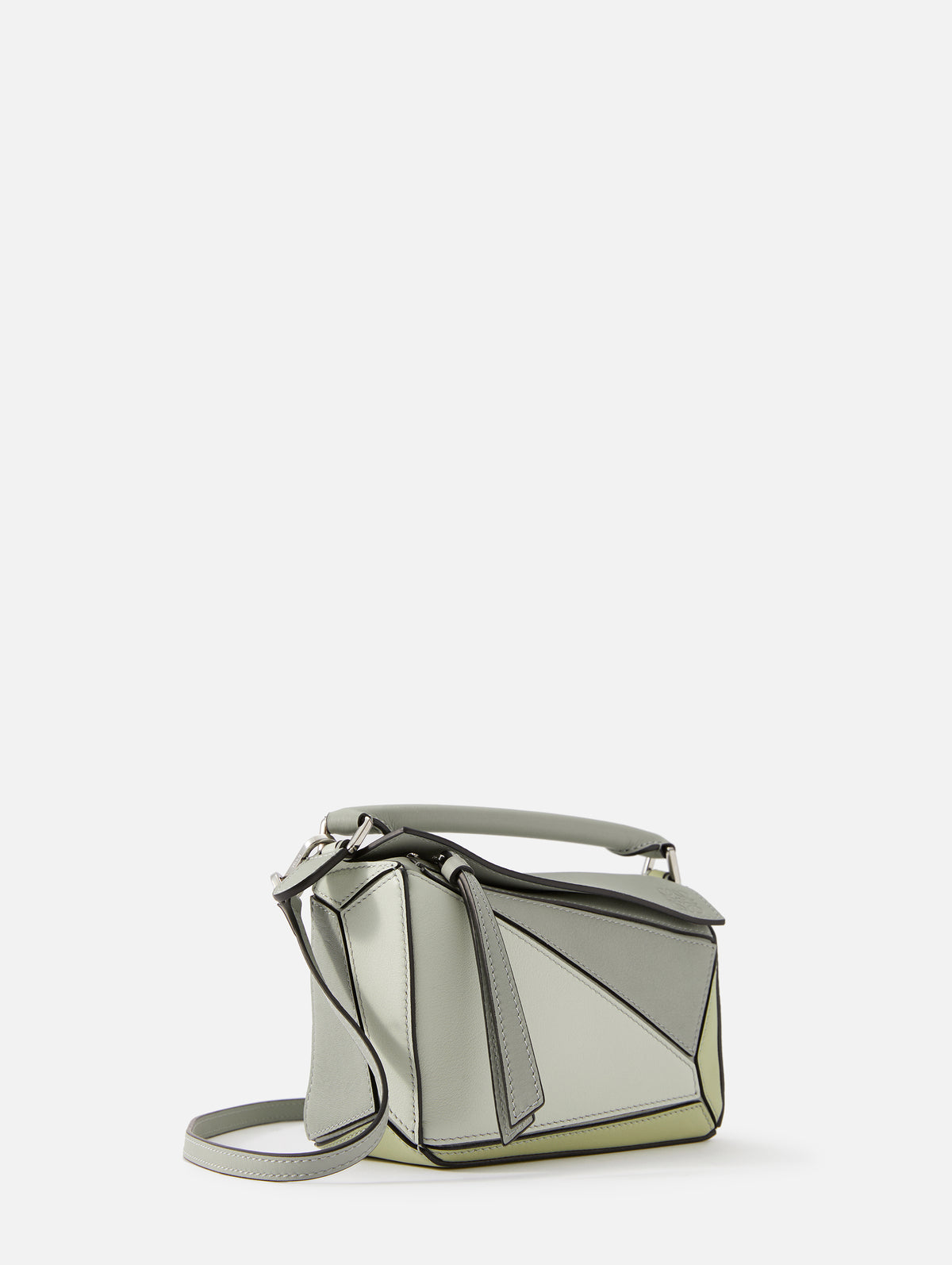 Loewe Womens Puzzle Bag Green Mini – Luxe Collective