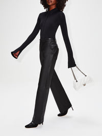 Baggy Low Rise Trouser,SPRWMN,BLACK,Image 3