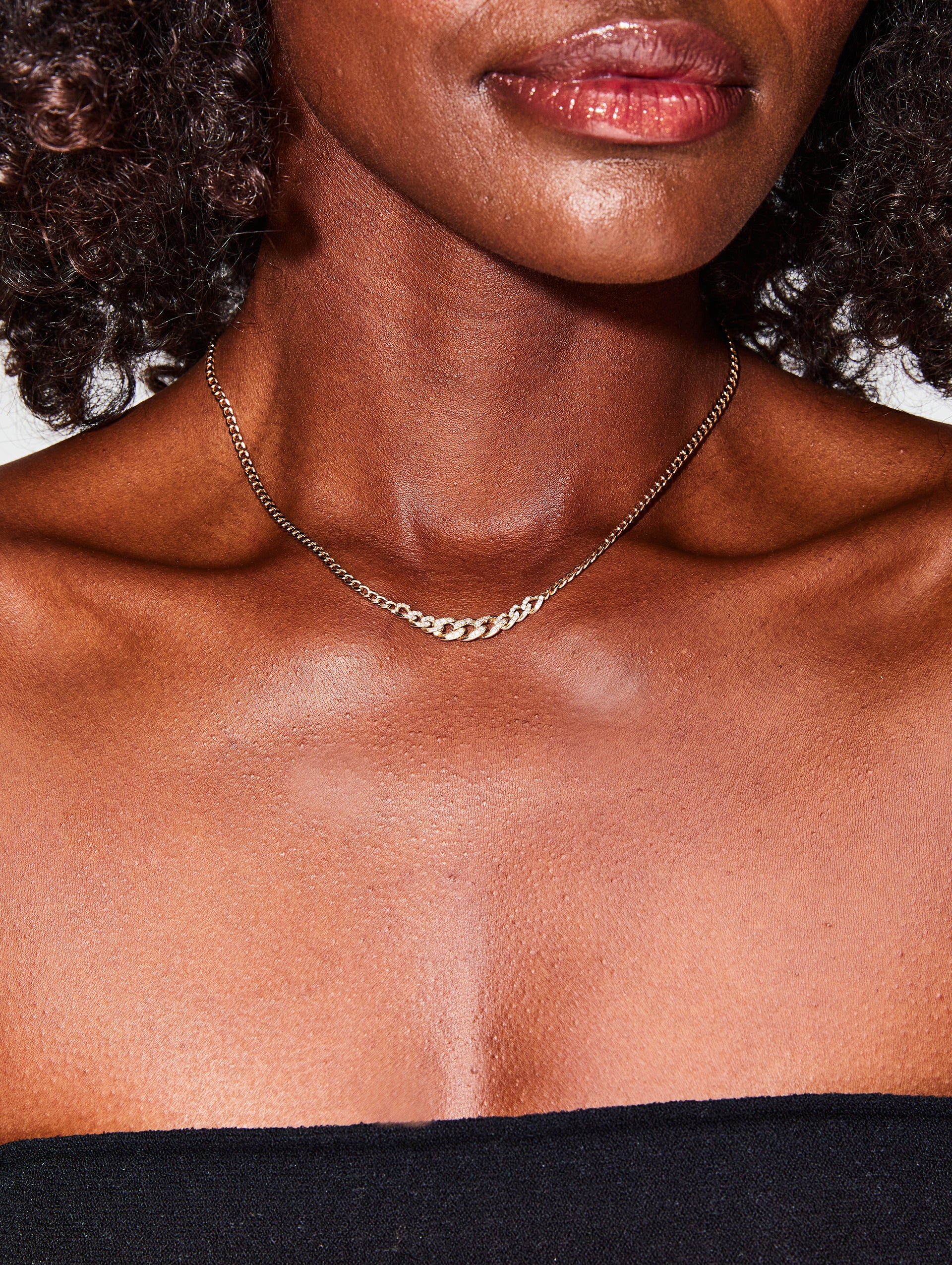 Black White Crystal Choker Rope Chain Braid Twist Linktennis Necklace For  Women Shiny Diamond Choker - Necklace - AliExpress