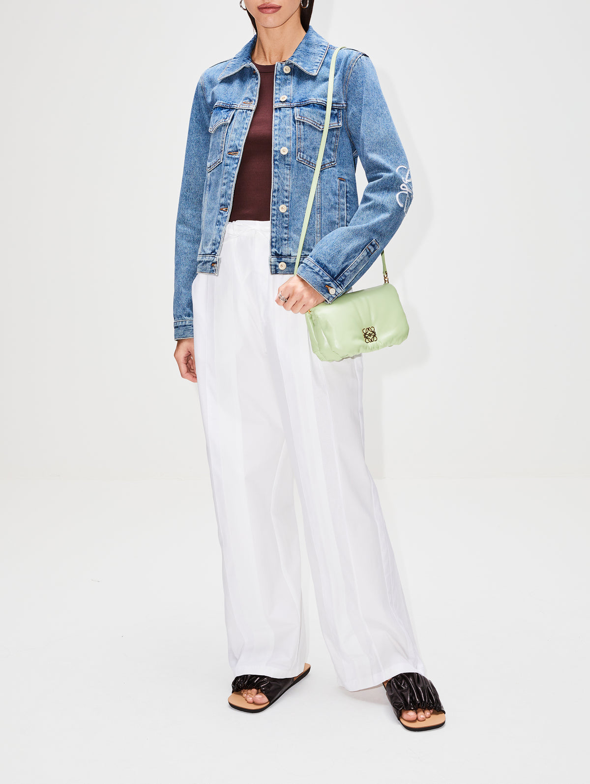 Loewe Goya Puffer Bag outfit inspo for your summer #fobe