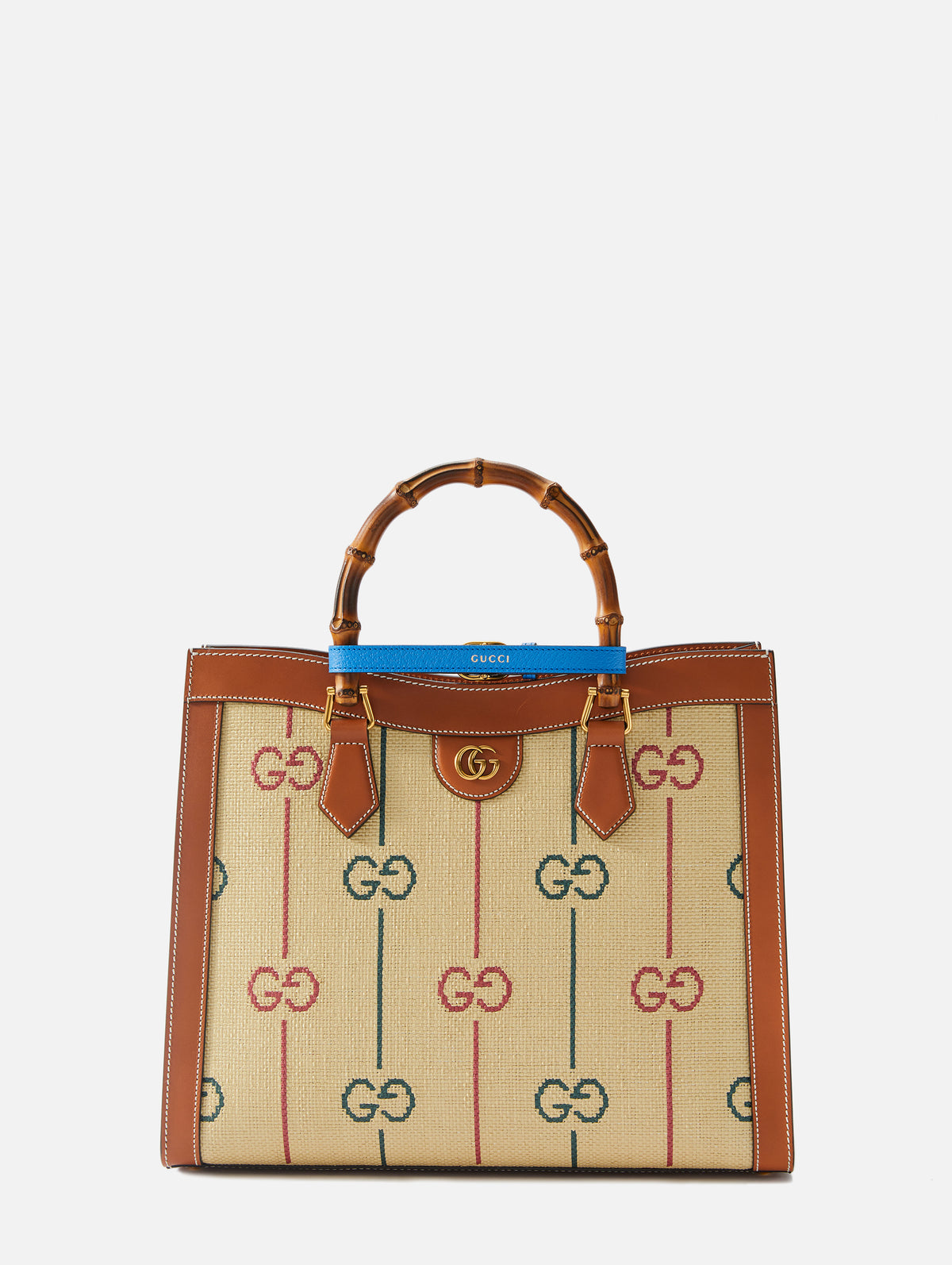 Gucci Large Vintage Canvas Tote in Natural