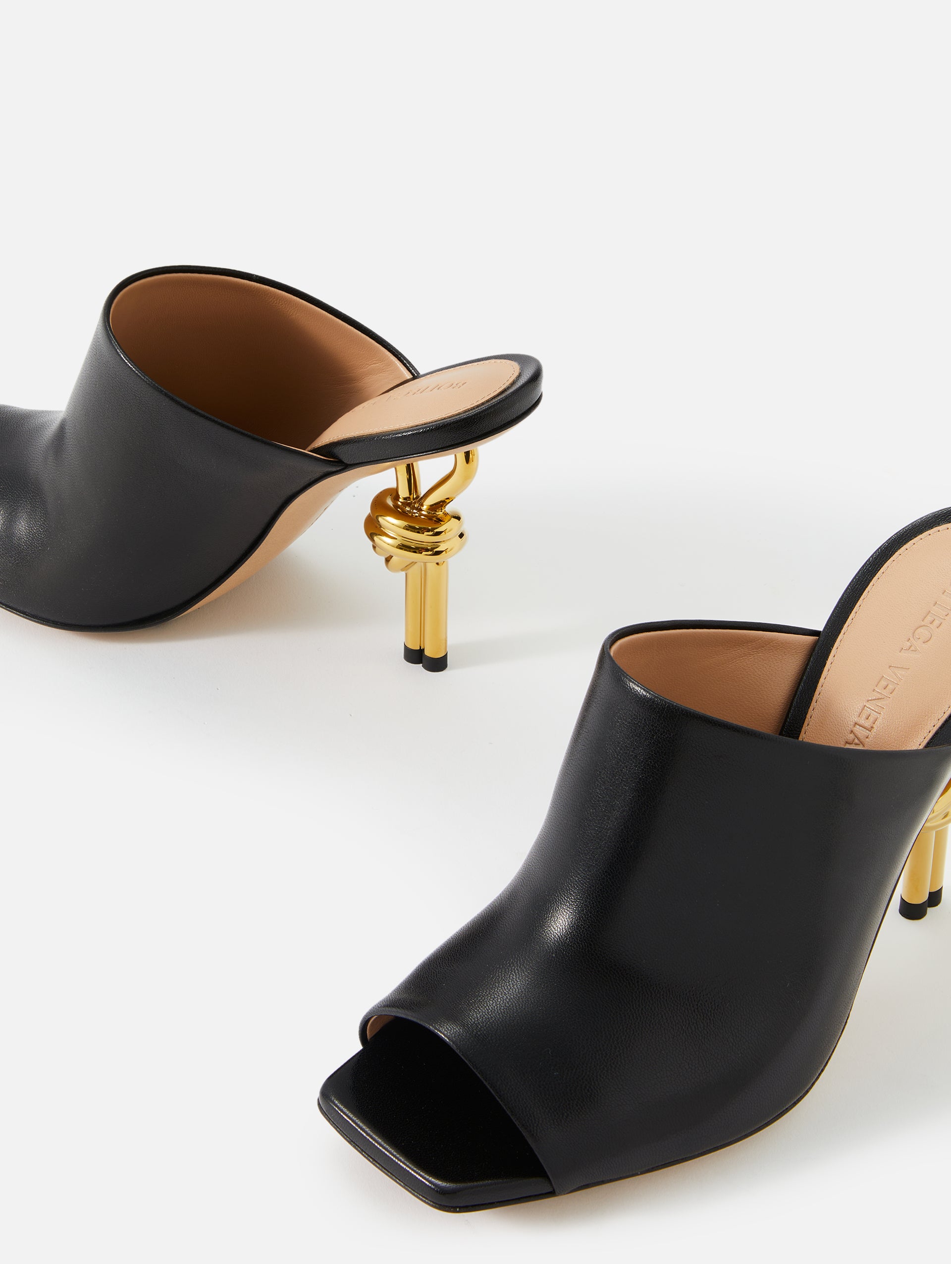 Bottega Veneta® Women's Knot Mule in Black. Shop online now.