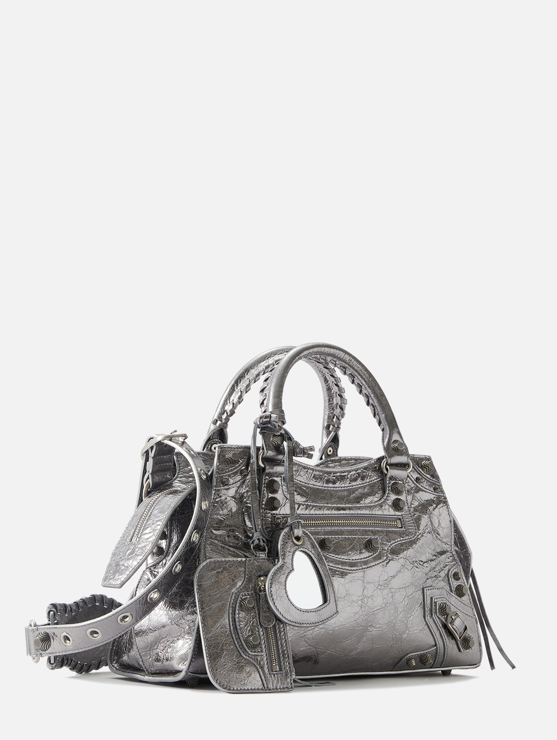Balenciaga  Silver Leather XL City Tote Bag  VSP Consignment