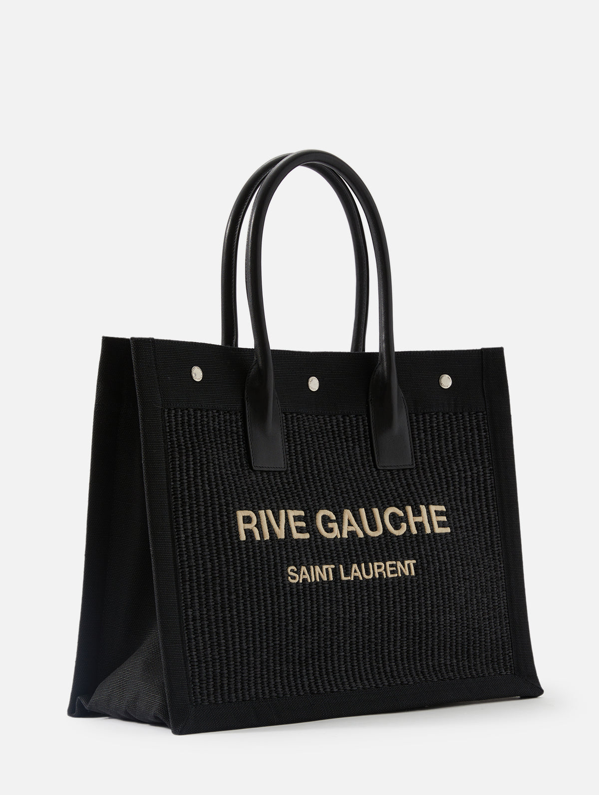 Saint Laurent Large Rive Gauche Leather Tote