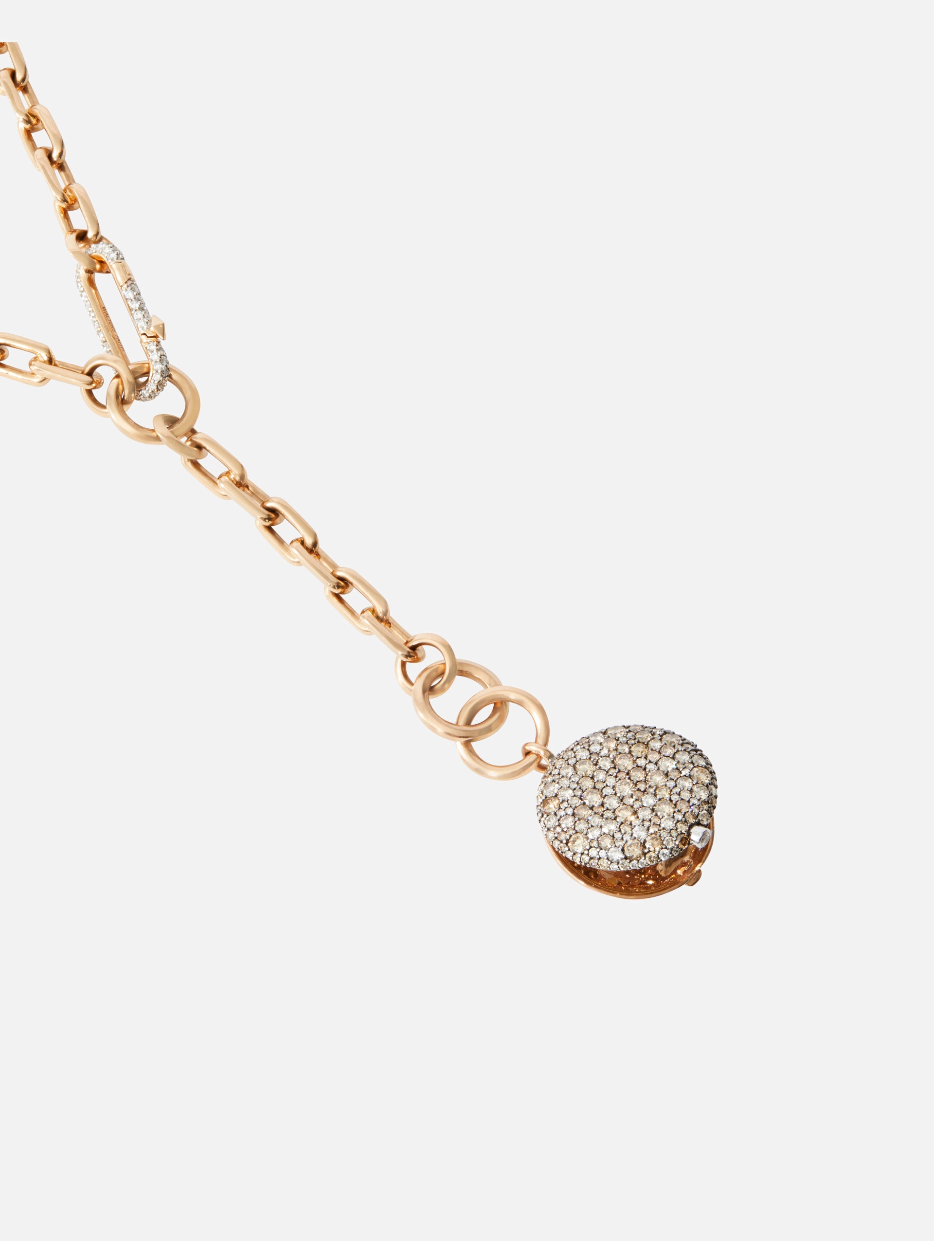 Diamond Pebble Locket Necklace | WALTERS FAITH | elysewalker