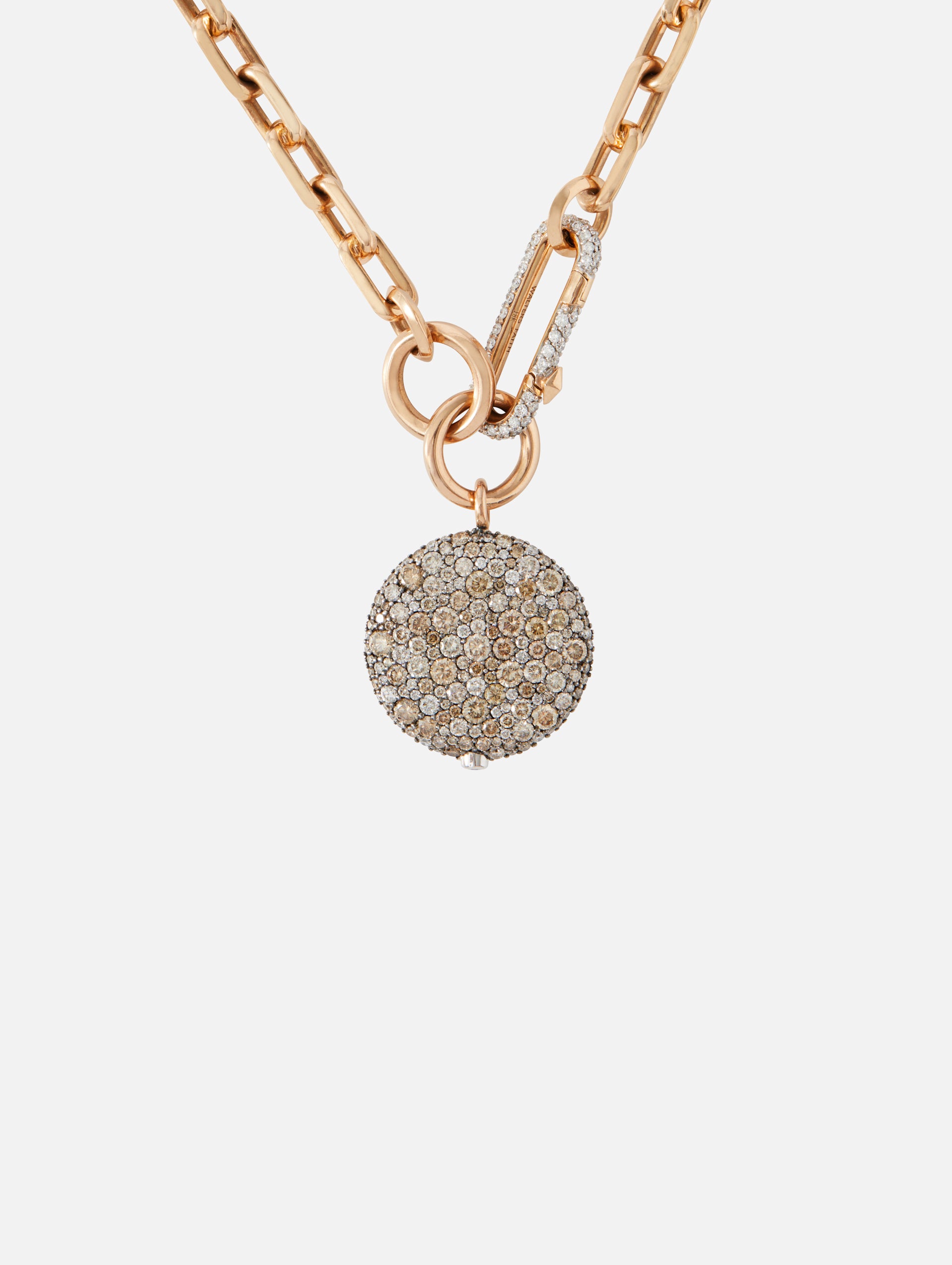 Diamond Pebble Locket Necklace | WALTERS FAITH | elysewalker